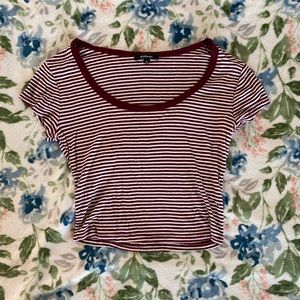 Ambience Burgundy Striped t-shirt